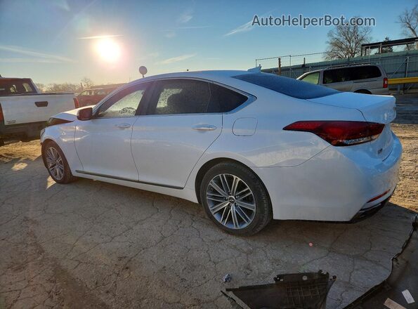 KMTFN4JE4LU337783 2020 GENESIS G80 Белый Задняя левая четверть