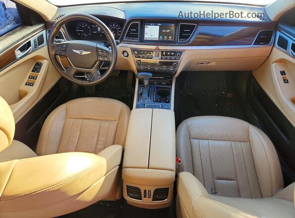 KMTFN4JE4LU337783 2020 GENESIS G80 Белый Вид панели приборов
