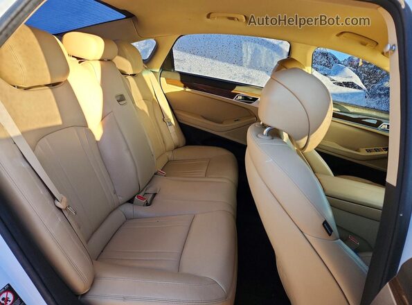 KMTFN4JE4LU337783 2020 GENESIS G80 Белый Вид задних сидений