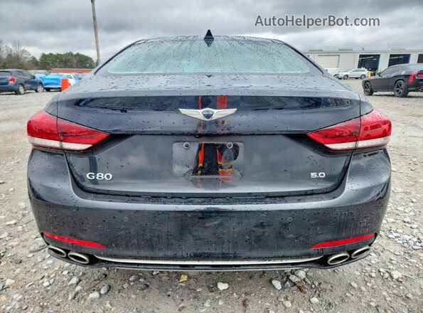KMTFN4JF5LU334805 2020 GENESIS G80 Black Widok z tyłu