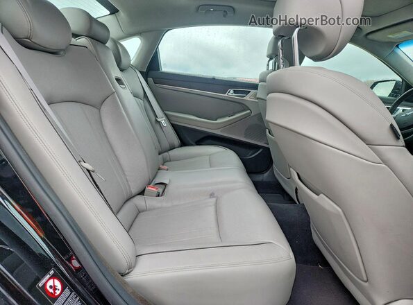 KMTFN4JF5LU334805 2020 GENESIS G80 Black Widok tylnych siedzeń