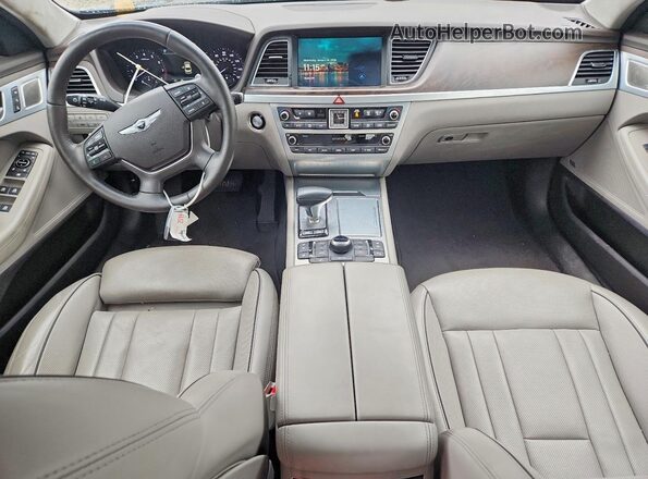 KMTFN4JF5LU334805 2020 GENESIS G80 Black Widok deski rozdzielczej