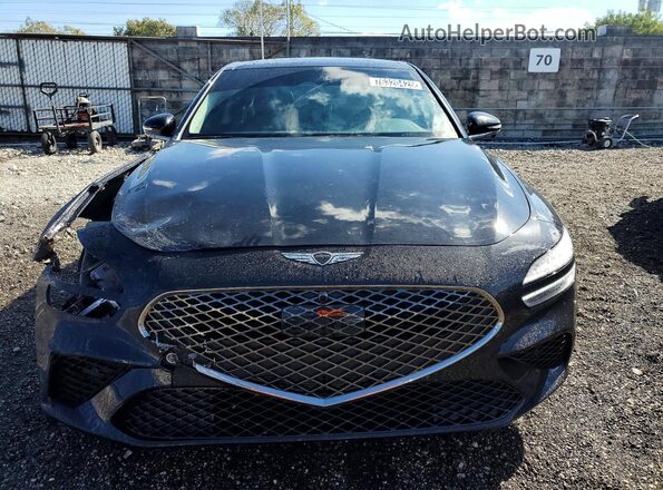 KMTG24SC9TU160111 2026 GENESIS G70 Черный Вид спереди