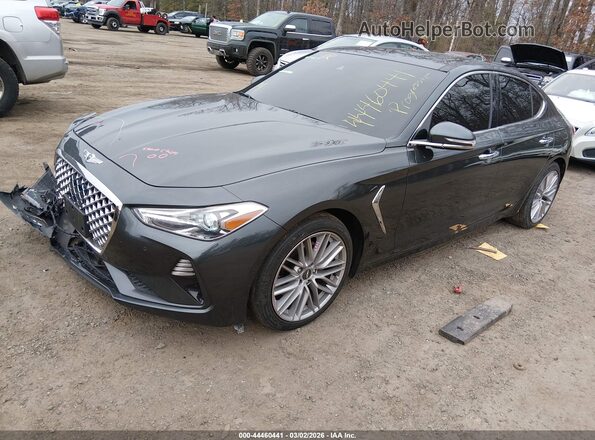 KMTG34LA8LU059488 2020 GENESIS G70 Gray Vista tres cuartos delantera izquierda