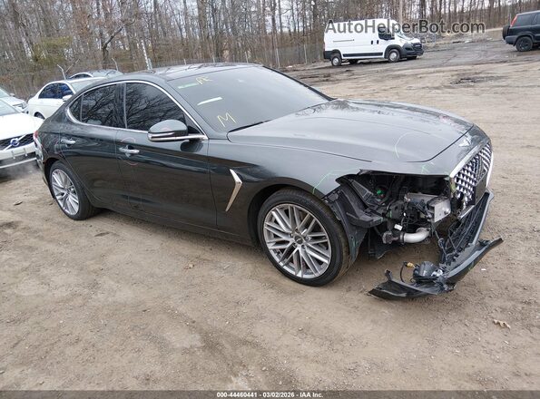 KMTG34LA8LU059488 2020 GENESIS G70 Gray Delantero derecho