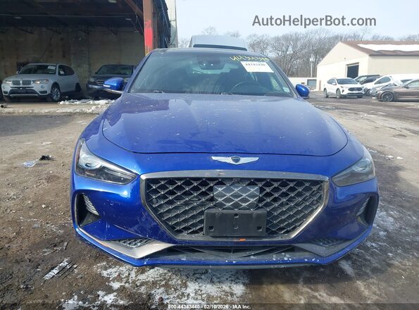 KMTG34LE5LU064182 2020 GENESIS G70 Синий Вид спереди