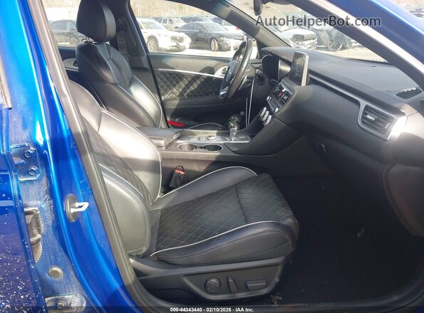 KMTG34LE5LU064182 2020 GENESIS G70 Синий Вид салона спереди