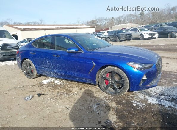 KMTG34LE5LU064182 2020 GENESIS G70 Синий Передняя правая четверть