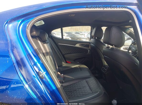 KMTG34LE5LU064182 2020 GENESIS G70 Синий Вид наклейки с VIN-кодом