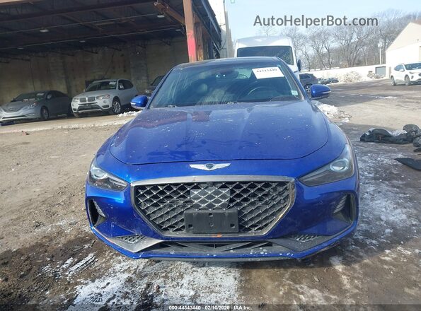 KMTG34LE5LU064182 2020 GENESIS G70 Синий Вид щитка приборов
