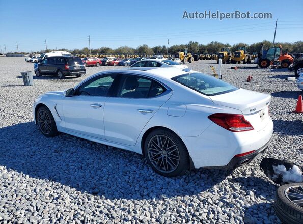 KMTG34LE6KU014681 2019 GENESIS G70 Белый Задняя левая четверть