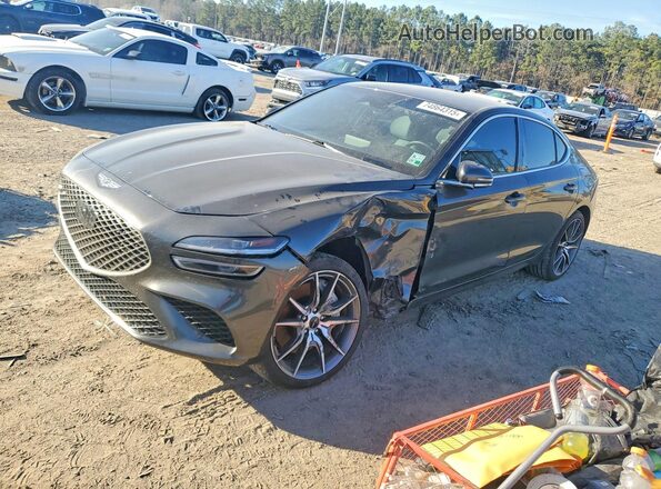 KMTG34SC2RU140207 2024 GENESIS G70 Two Tone Vista tres cuartos delantera izquierda