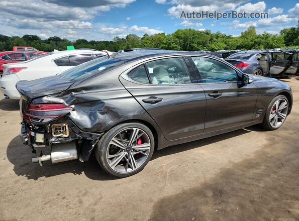 KMTG34SC6RU138184 2024 GENESIS G70 Угольный Задняя правая четверть