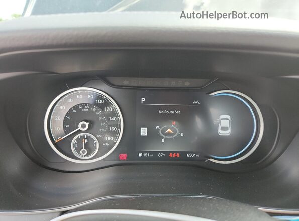 KMTG34SC6RU138184 2024 GENESIS G70 Угольный Вид щитка приборов