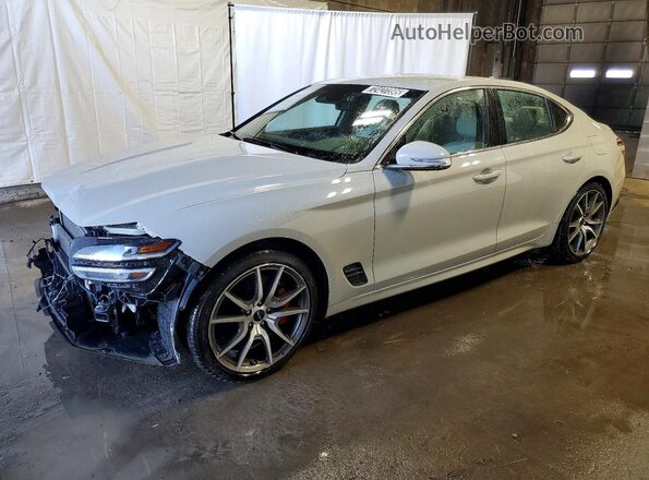 KMTG34SC7SU158708 2025 GENESIS G70 Серый Передняя левая четверть