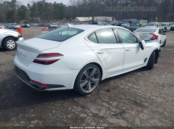 KMTG34SC8RU141376 2024 GENESIS G70 Белый Задняя правая четверть