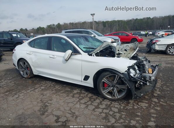KMTG34SC8RU141376 2024 GENESIS G70 Белый Панорамный вид салона 360°