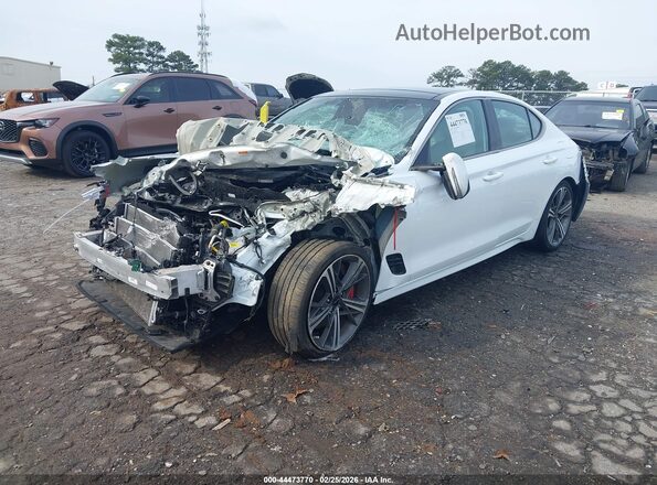 KMTG34SC8RU141376 2024 GENESIS G70 Белый Передняя левая четверть