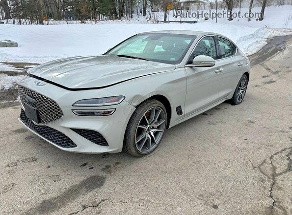 KMTG34SC9SU149489 2025 GENESIS G70 Серый Передняя левая четверть