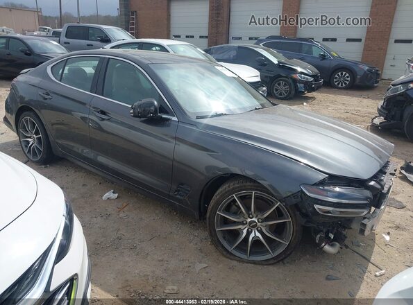 KMTG34TAXNU087036 2022 GENESIS G70 Gray Delantero derecho