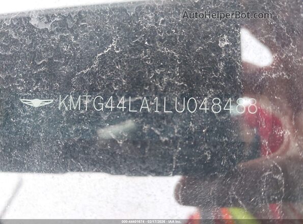 KMTG44LA1LU048488 2020 GENESIS G70 Gray Вид підкапотного простору