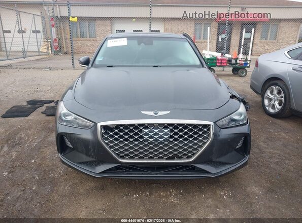 KMTG44LA1LU048488 2020 GENESIS G70 Gray Вид задньої частини салону