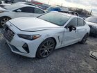 2021 Genesis G70 Prestige White vin: KMTG44LA8MU074698