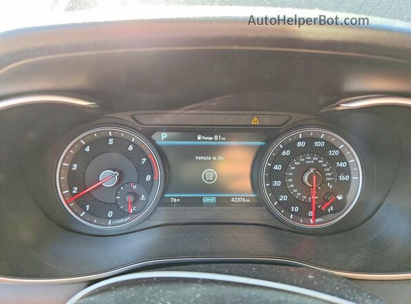 KMTG64LA8MU070905 2021 GENESIS G70 Угольный Вид щитка приборов