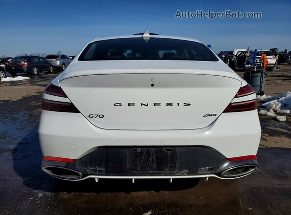 KMTG64SC5TU165245 2026 GENESIS G70 Белый Вид сзади