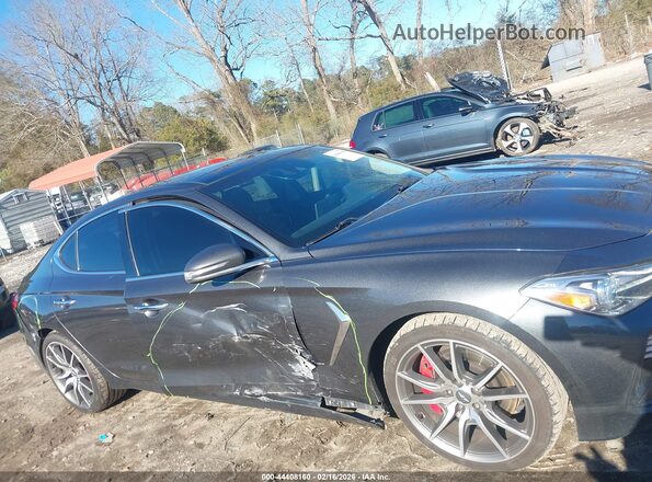 KMTG74LE7KU026293 2019 GENESIS G70 Gray Vista frontal