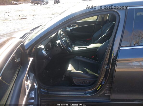 KMTG74LE7KU026293 2019 GENESIS G70 Gray Vista interior delantera