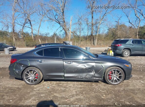 KMTG74LE7KU026293 2019 GENESIS G70 Gray Vista interior trasera