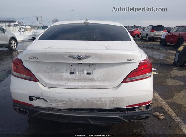 KMTG74LEXLU055871 2020 GENESIS G70 Белый 