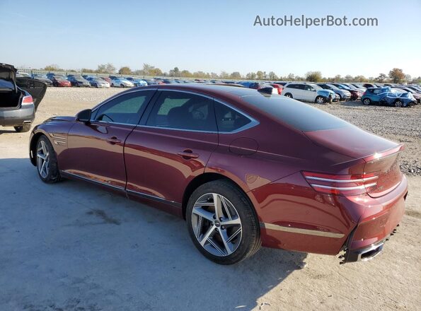 KMTGA4SC0RU211040 2024 GENESIS G80 Maroon უკანა მარცხენა