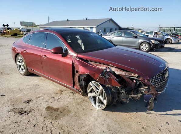 KMTGA4SC0RU211040 2024 GENESIS G80 Maroon წინა მარჯვენა