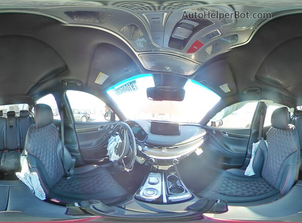 KMTGA4SC0RU211040 2024 GENESIS G80 Maroon VIN კოდის სტიკერის ხედი