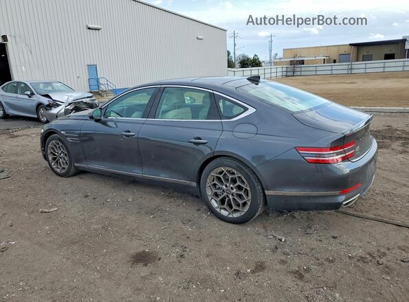 KMTGB4SC5MU045913 2021 GENESIS G80 Серый Задняя левая четверть