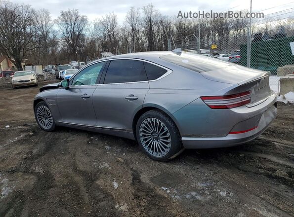 KMTGE4S19PU006882 2023 GENESIS G80 Silver Tył prawy