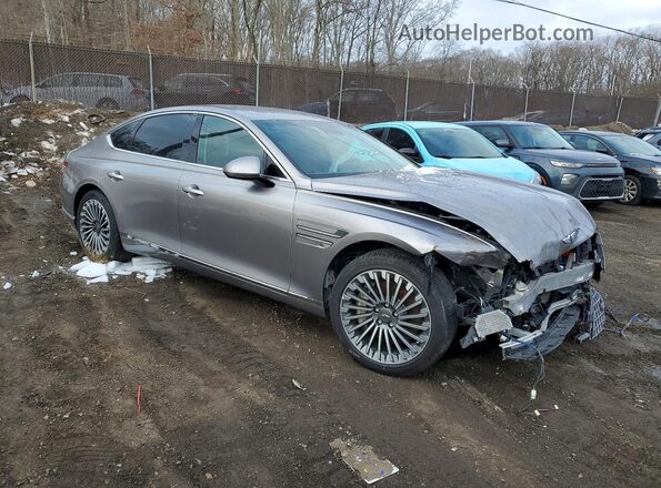 KMTGE4S19PU006882 2023 GENESIS G80 Silver Widok z przodu