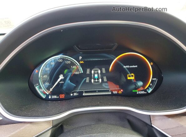 KMTGE4S19PU006882 2023 GENESIS G80 Silver Widok tylnych siedzeń