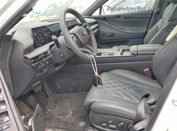 KMTGF4SD2TU306457 2026 GENESIS G80 White Front interior view