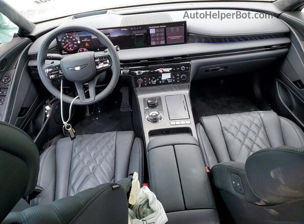 KMTGF4SD2TU306457 2026 GENESIS G80 White Dashboard view