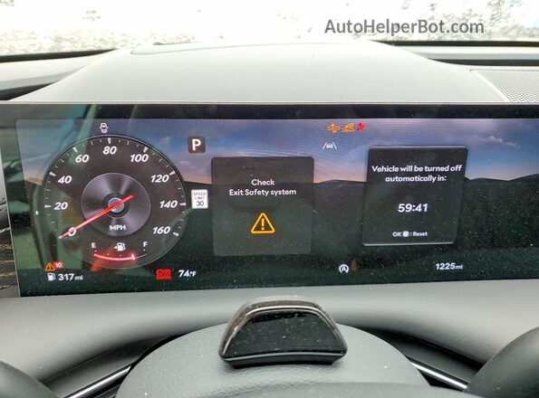 KMTGF4SD2TU306457 2026 GENESIS G80 White Instrument cluster view