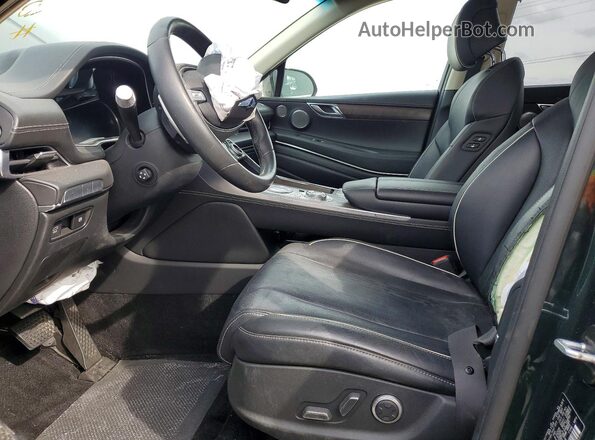 KMUHBDSB5NU079648 2022 GENESIS GV80 Black Vista interior delantera