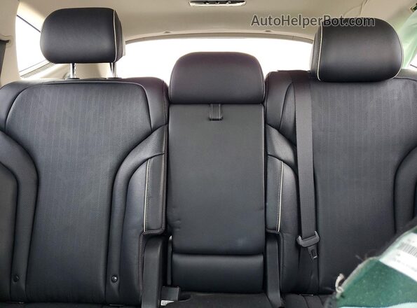KMUHBDSB5NU079648 2022 GENESIS GV80 Black Vista de los asientos traseros