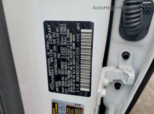 KMUHBDSB5PU141858 2023 GENESIS GV80 Белый Вид подкапотного пространства