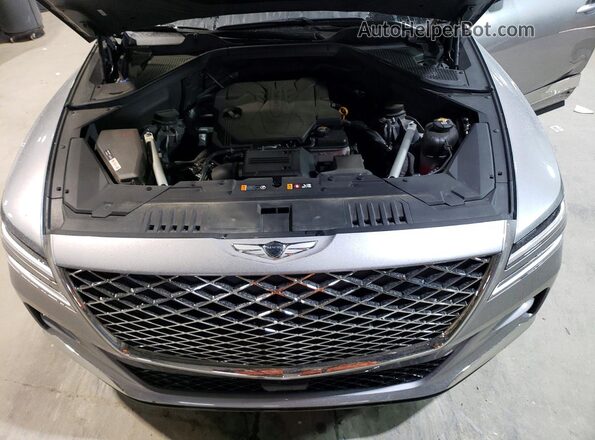KMUHBDSB8RU172136 2024 GENESIS GV80 Silver Engine compartment view