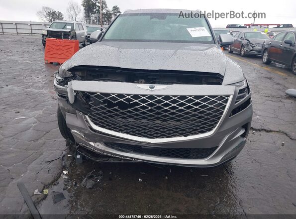 KMUHCESC5MU062259 2021 GENESIS GV80 Gray Vista frontal