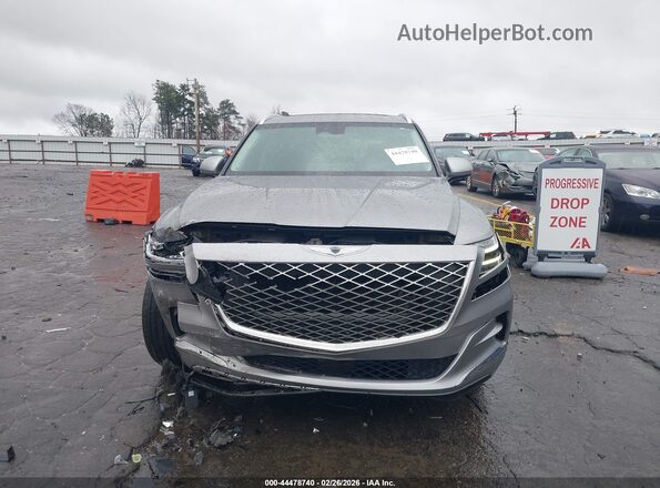 KMUHCESC5MU062259 2021 GENESIS GV80 Gray Vista interior trasera