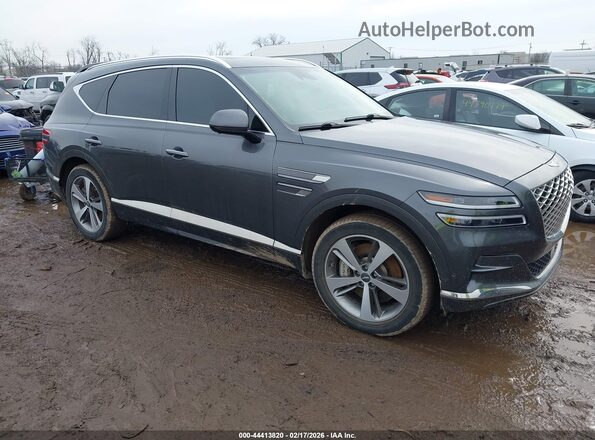 KMUHCESC9NU077896 2022 GENESIS GV80 Gray Передня права чверть